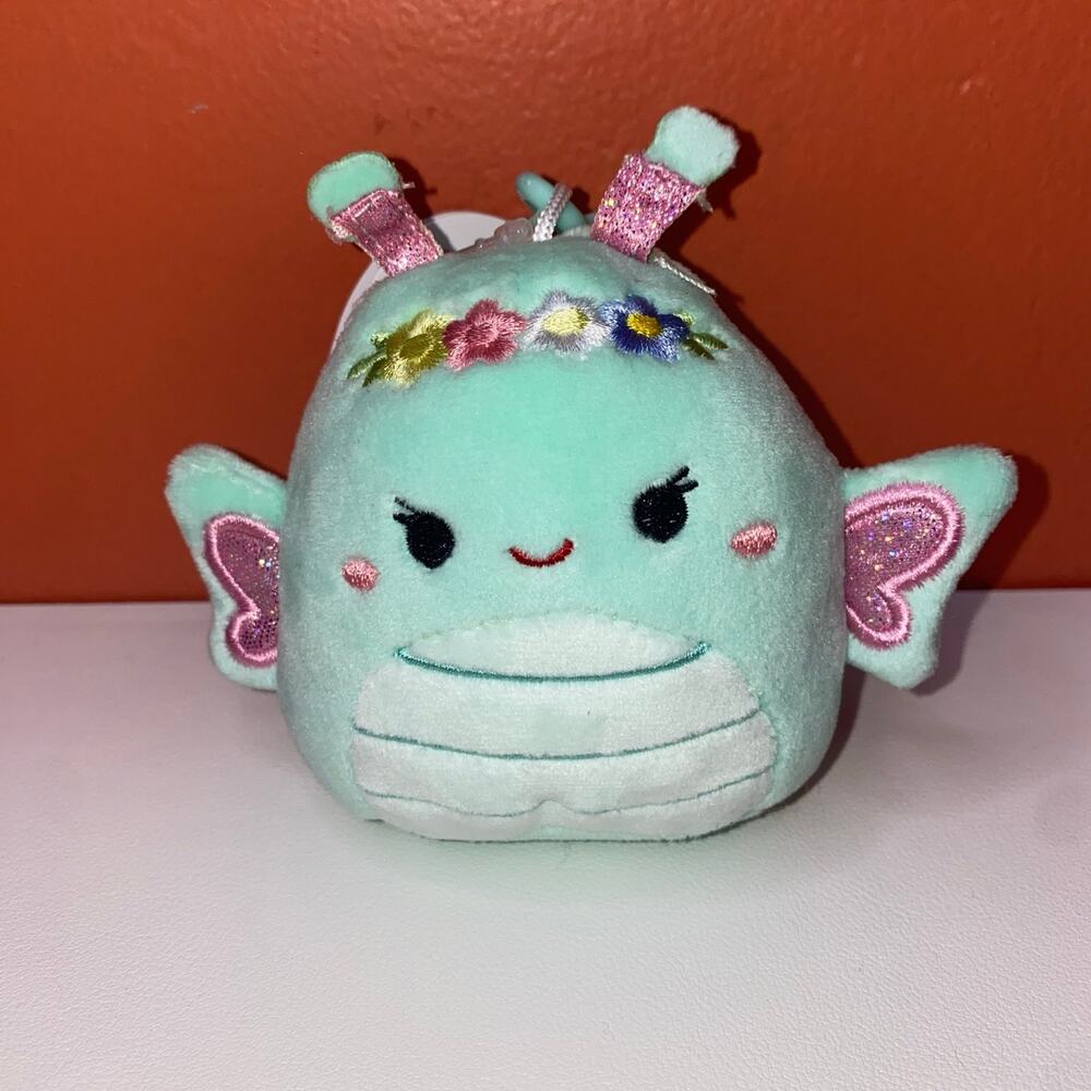 Squishmallow Reina the Butterfly Clip